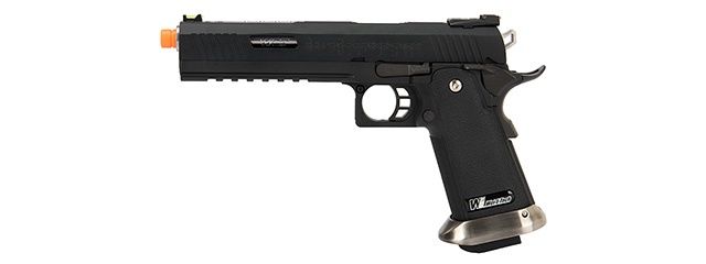 WE Tech 1911 Hi-Capa T-Rex Competition Gas Blowback Airsoft Pistol with Sight Mount &amp; Top Ports