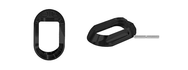 Airsoft masterpiece Aluminum Anodized Competition MagWell for HI-CAPA Airsoft Pistols, COLOR: Black