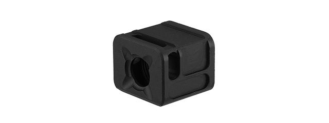 14mm CCW Airsoft X-OUT &quot;M&quot; Compensator for G-Series GBB Pistols, COLOR: Black