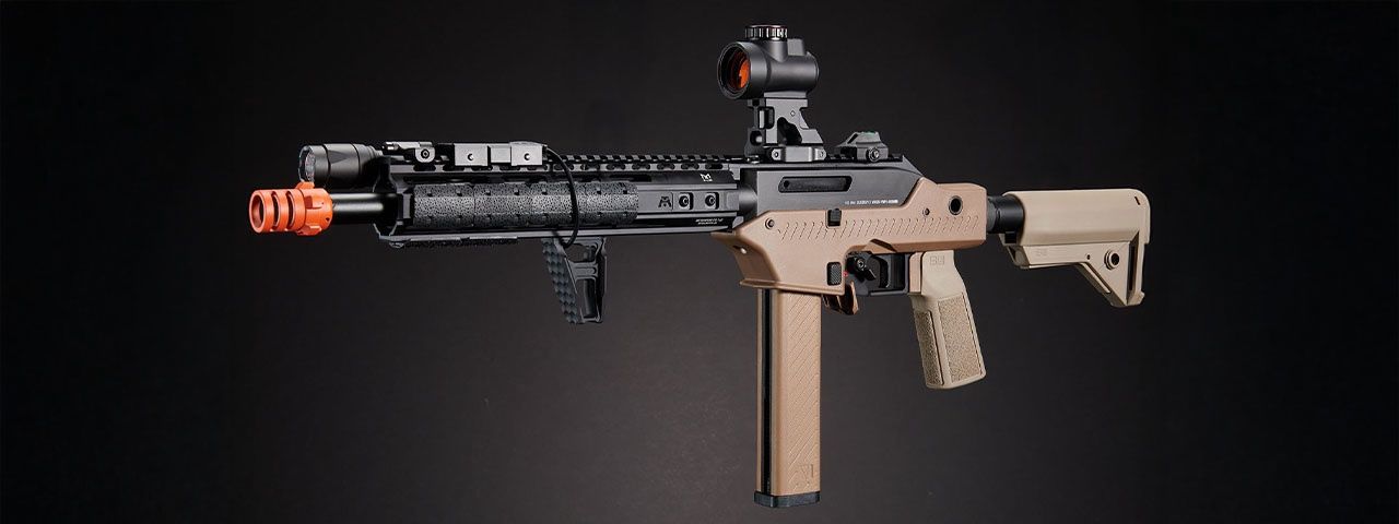 Custom Desert Cage - Vorsk VMP-2M ASSAULT VARIANT GBB Airsoft Rifle Select Fire