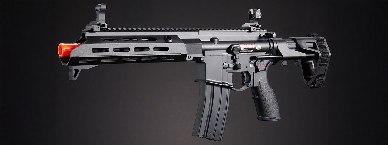 Golden Eagle GBBR Airsoft Rifle w/ 11&quot; M LOK Handguard and Mock Amplifier