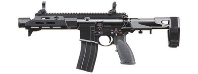 Golden Eagle GBBR Airsoft Rifle w/ 7.5&quot; M LOK Handguard and Mock Amplifier