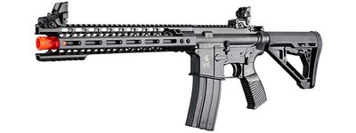 Lancer Tactical Wirecutter M4 12&quot; Gas Blowback Polymer Airsoft Rifle w/ MLOK Rail by Golden Eagle