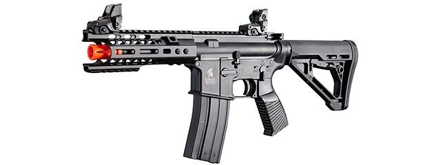 Lancer Tactical Wirecutter M4 Shorty 7&quot; Gas Blowback Polymer Airsoft Rifle w/ MLOK Rail by Golden Eagle
