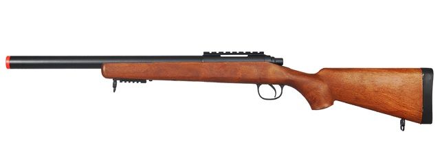 Well Airsoft MBG24W Gas Powered Bolt Action Rifle with Adjustable Stock