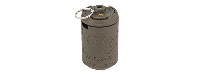 Z-Parts ERAZ Rotative 100BBs Green Gas Airsoft Grenade, COLOR: OD Green
