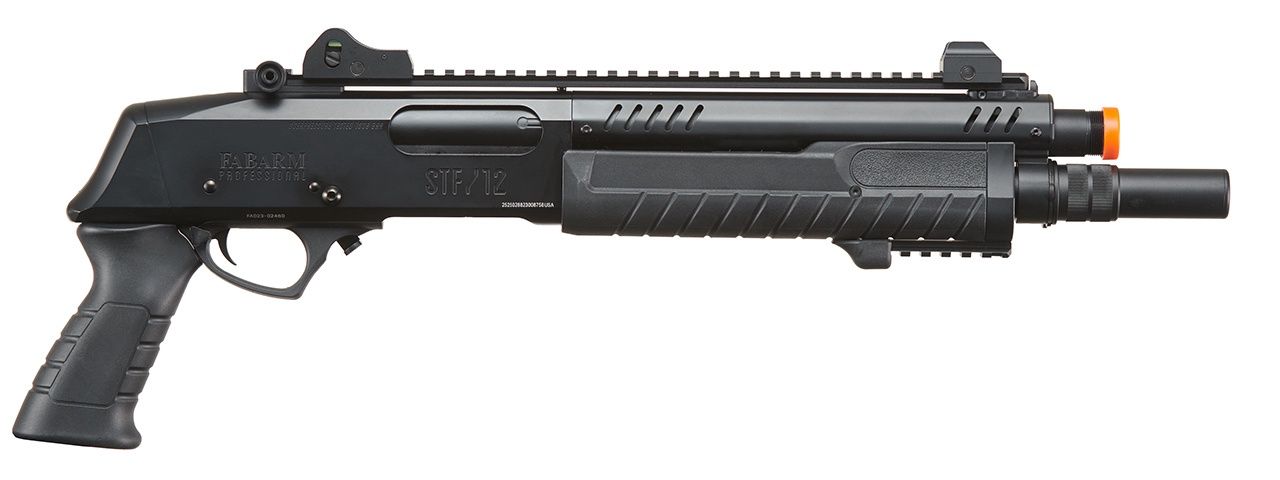BO Manufacture REP FABARM STF12 Short 11&quot; Pump Action Gas Shotgun, COLOR: Black