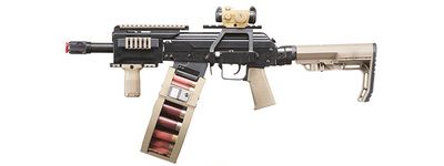 Custom Valdis - Tokyo Marui SAIGA-12 SBS Tri-Shot Gas Blowback Airsoft Shotgun