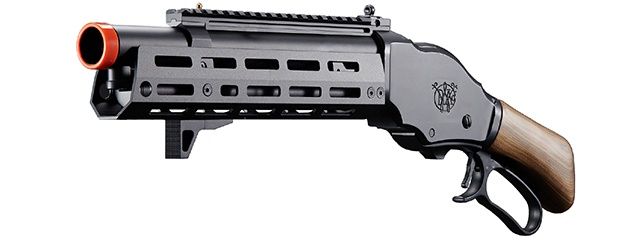 Golden Eagle Alpha Tactical Production A.T.87 Compact Lever Action Gas Shotgun, COLOR: Black