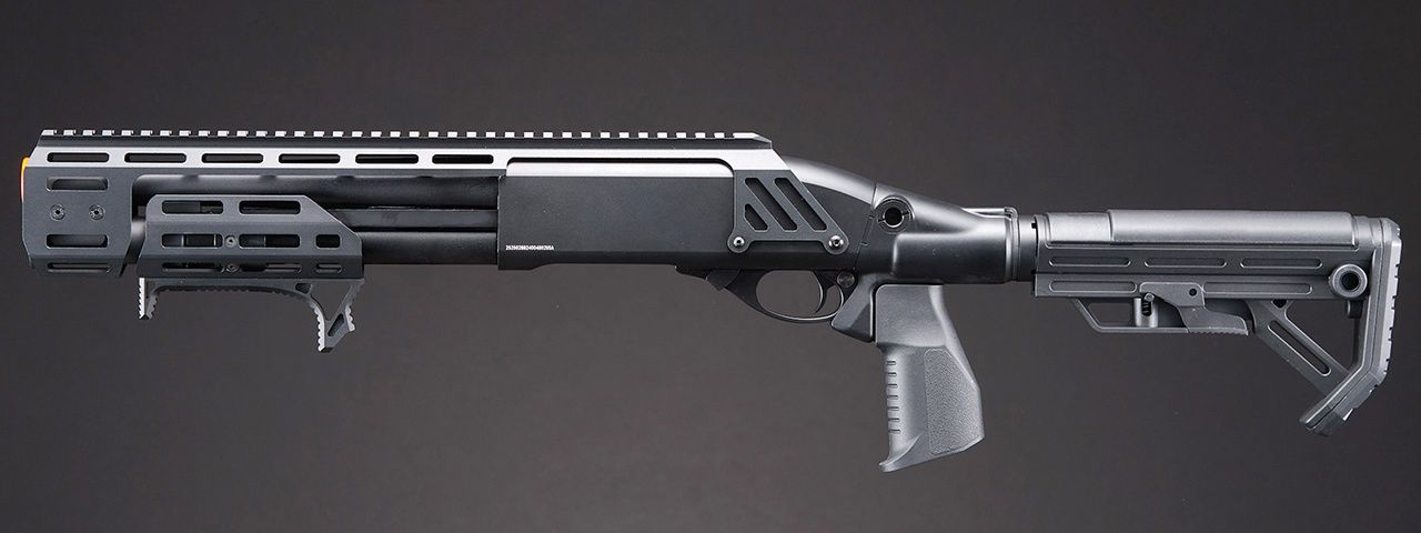 Golden Eagle Alpha Tactical Production A.T.P. Doomsday Gas Pump-Action Shotgun, COLOR: Black