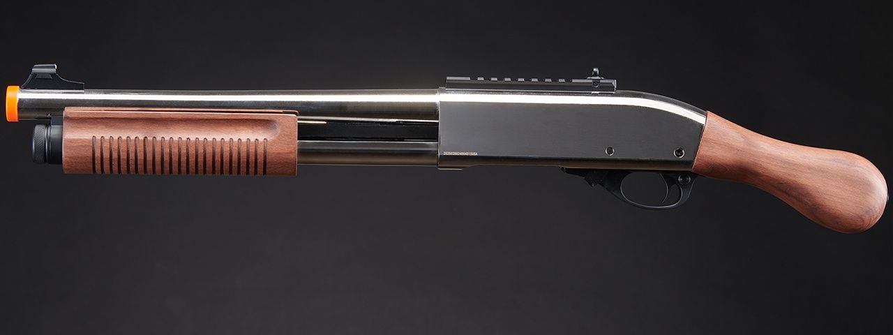 Golden Eagle M8877 3/6-Shot Pump Action Gas Airsoft Sawed-Off Shotgun