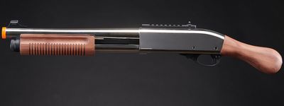 Golden Eagle M8877 3/6-Shot Pump Action Gas Airsoft Sawed-Off Shotgun