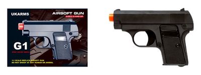UK Arms G1 Spring Powered Compact Airsoft Pistol