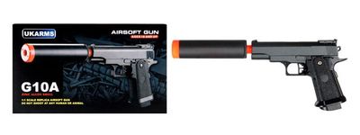UK Arms G10A ABS Plastic Airsoft Spring Pistol