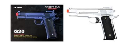 UKARMS G20S Metal Spring Airsoft Pistol