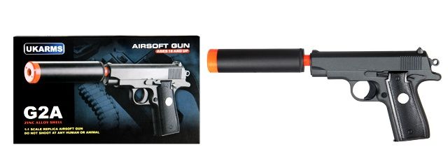 UKARMS G2A Metal Spring Airsoft Pistol