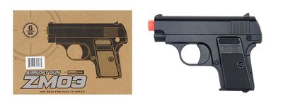 UKARMS ZM03 Airsoft Plastic Spring Pistol with Metal Grip
