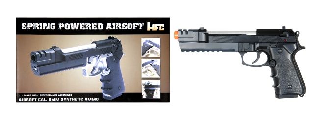 HFC Airsoft M9 Spring Pistol Elite Special Forces Replica