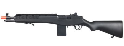Double Eagle M14 Spring Powered Airsoft Rifle with Quad Rail