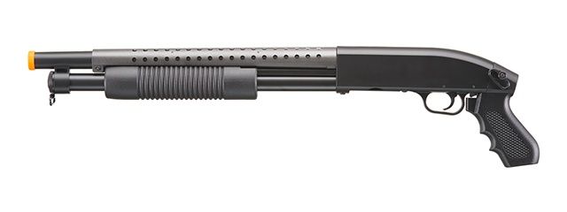 Double Eagle Airsoft Shotgun with Tactical Pistol Grip