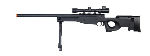 Double Eagle M59P Bolt Action Airsoft Rifle with Scope &amp; Bipod