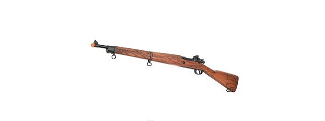 G&amp;G GM1906 A3 Airsoft WWII Green Gas Bolt Action Rifle - Real Wood