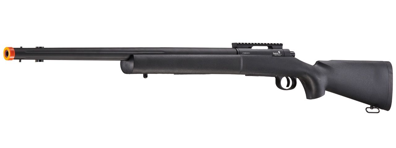 Lancer Tactical M24 Bolt Action Spring Powered Sniper Rifle, COLOR: Black