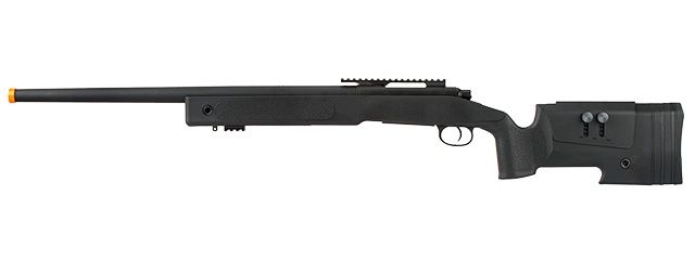 Lancer Tactical M40A3 Bolt Action Sniper Rifle, COLOR: Black