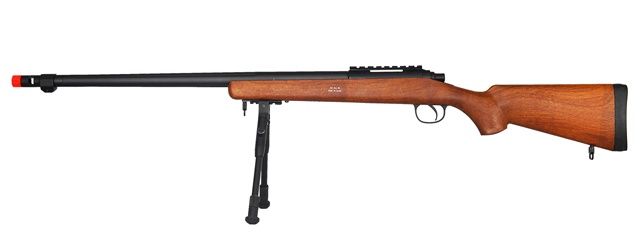 UK ARMS Airsoft VSR-10 Bolt Action Rifle with Fluted Barrel