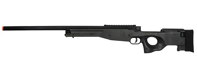 UKARMS M96B L96 Spring Bolt Action Airsoft Rifle, COLOR: Black