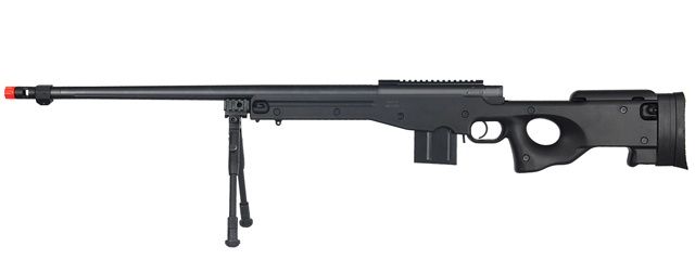 WELL Airsoft Bolt Action Rifle with Fluted barrel &amp; Bi-Pod