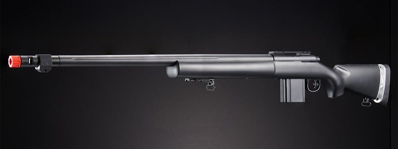 WELL Airsoft M24/M28 Bolt Action Rifle with Fixed Stock &amp; Fluted Barrel