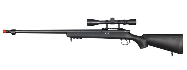 WELL Airsoft VSR-10 Bolt Action Rifle with Fixed Stock &amp; Fluted Barrel