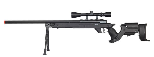 WELL MP04BAB Bolt action Airsoft rifle with Scope &amp; Bi-Pod