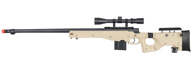 Well MB4403TA Bolt Action Rifle with Fluted Barrel &amp; Scope