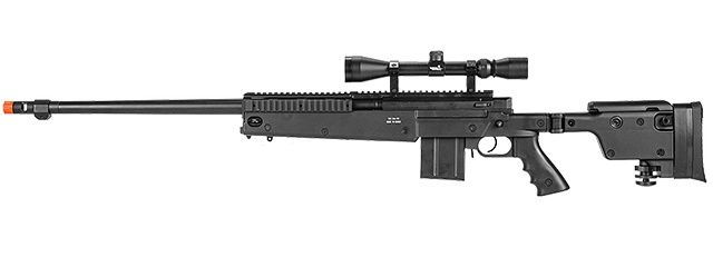 Well MB4407B Bolt Action Airsoft Rifle with Scope