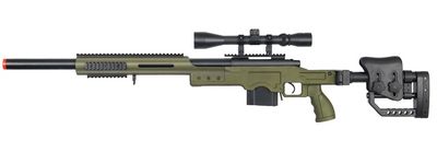 WELL MB4410GA Bolt Action Airsoft Rifle with Scope