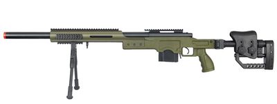 WELL MB4410GBIP Bolt Action Airsoft Rifle with Bi-Pod