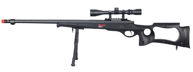 Wellfire MB10D Bolt action Airsoft Sniper Rifle with 3-9x40 Scope &amp; Bi-Pod