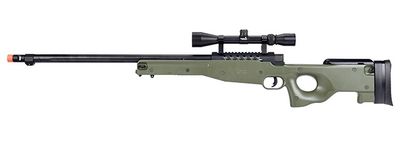 WellFire MB15 L96 Bolt Action Airsoft Sniper Rifle with Scope