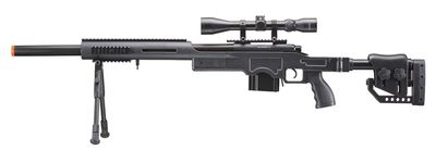 WellFire MB4410 Bolt action Airsoft Sniper with Scope &amp; Bi-Pod
