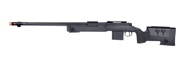 WellFire MB4416 M40A3 Bolt Action Airsoft Sniper Rifle, COLOR: Black