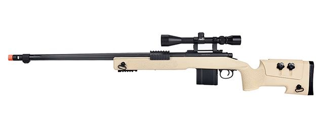WellFire MB4416 M40A3 Bolt Action Sniper Rifle with Scope