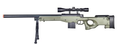 Wellfire  MK96 AWP Bolt Action Airsoft Sniper Rifle with Bipod &amp; Scope