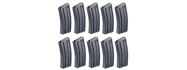 Elite Force Pack of 10 140 Round M4 Mid-Capacity Airsoft Magazines