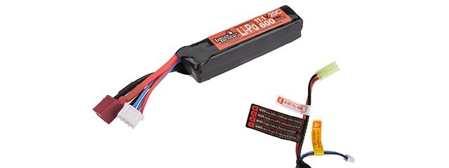 Lancer Tactical 11.1V 600mAh 20C PDW Stick LiPo Battery