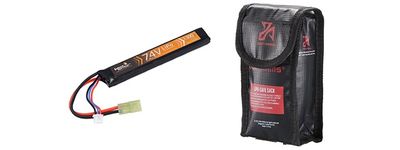 Lancer Tactical 7.4v 1300mAh 20C Stick Lipo Battery