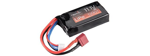 Lancer Tactical 20C 11.1V 1200Mah Lipo Battery with Deans Connectors