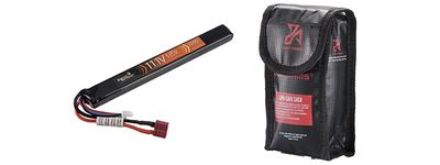 Lancer Tactical 11.1v 1000mAh 15C Stick LiPo Battery - Deans Connector