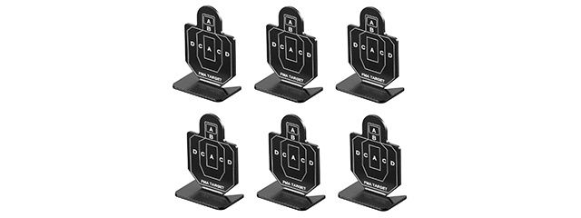 Metal Shooting Targets - Type B - Set of 6